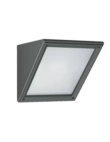 TRIANGOLO ALLUM.FRESNEL 2X26 GRIGIO